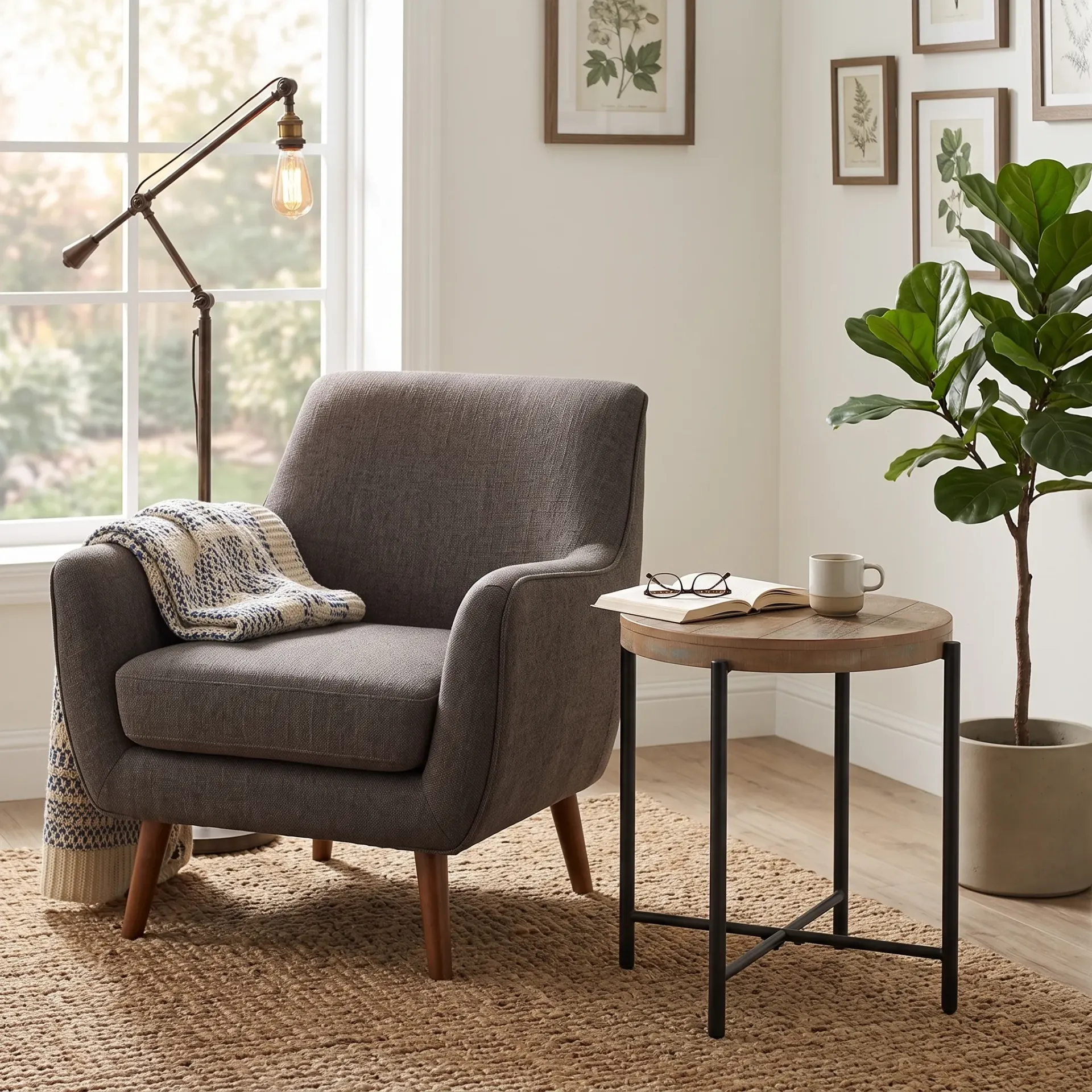 [3161WB-CS] 22"R Chair Side Table