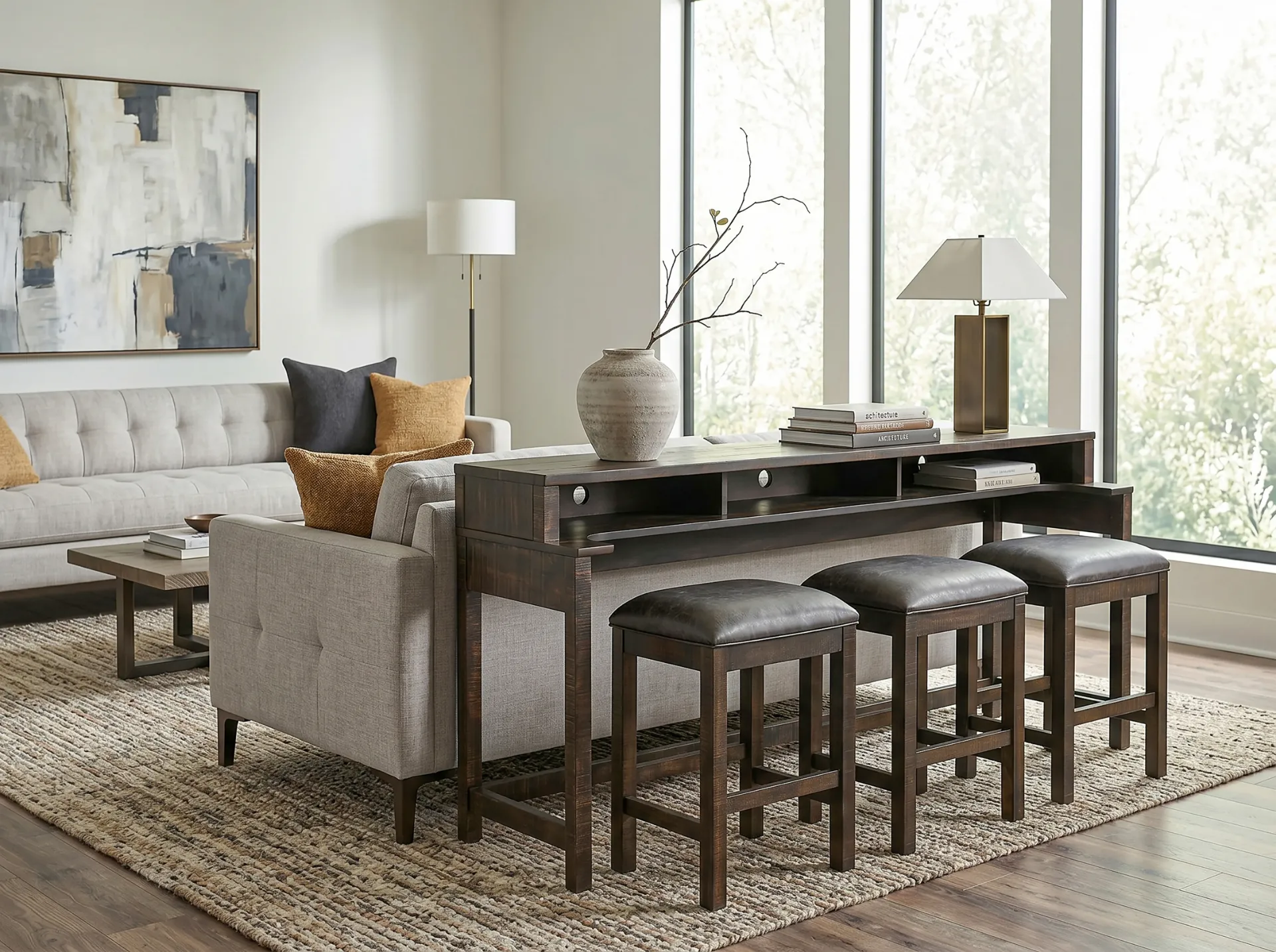 [2050TL-S] 24"H Stool Cushion Seat(No Corner Hdwr)