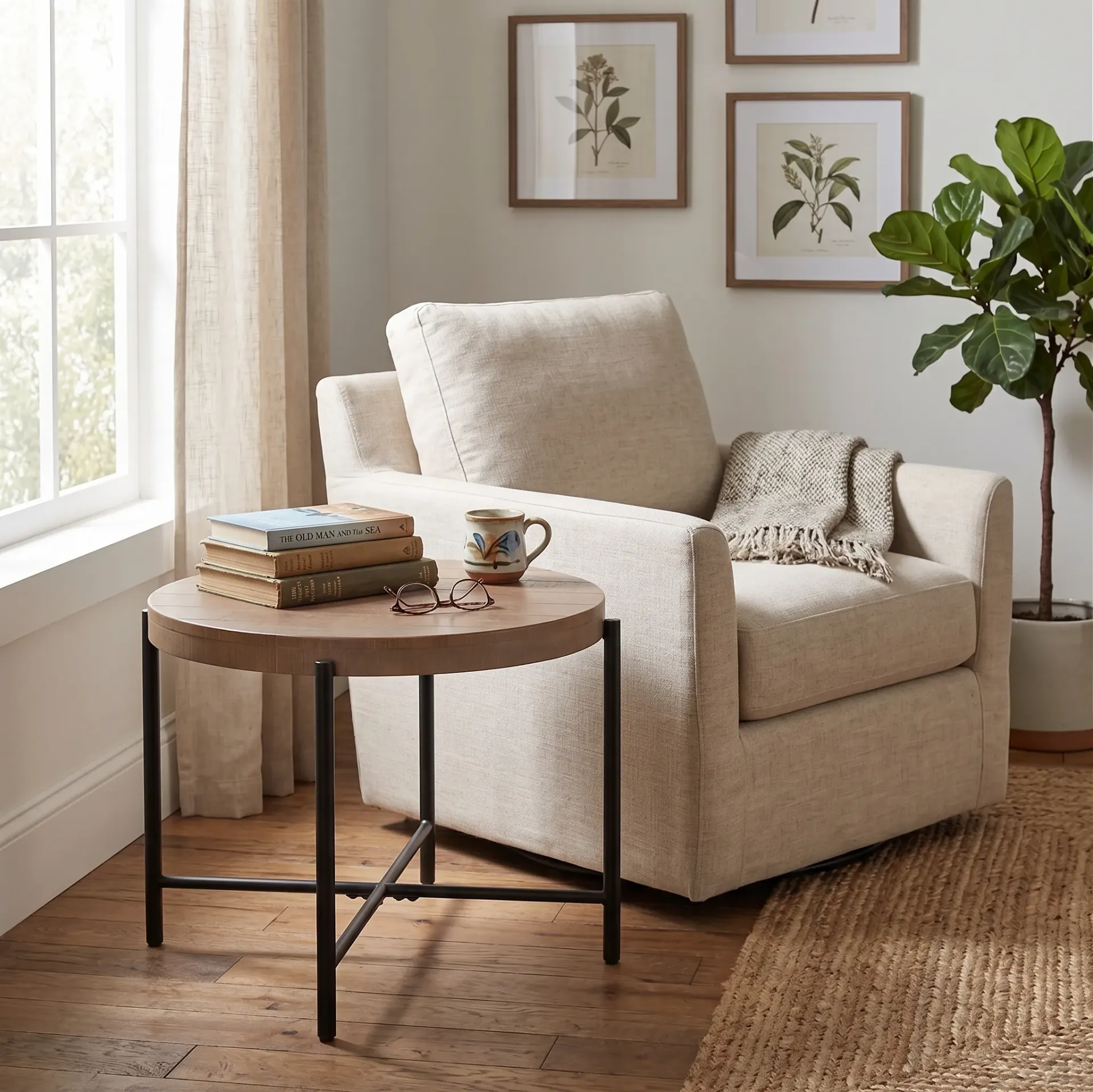 [3161WB-E] 28"R End Table