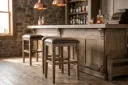 30"H Backless Stool Cushion Seat