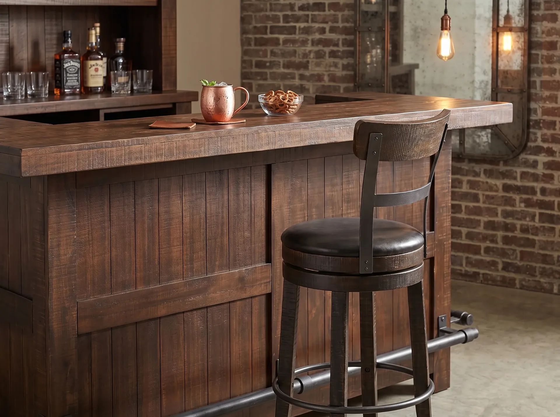 30"H Swivel Barstool Cushion Seat