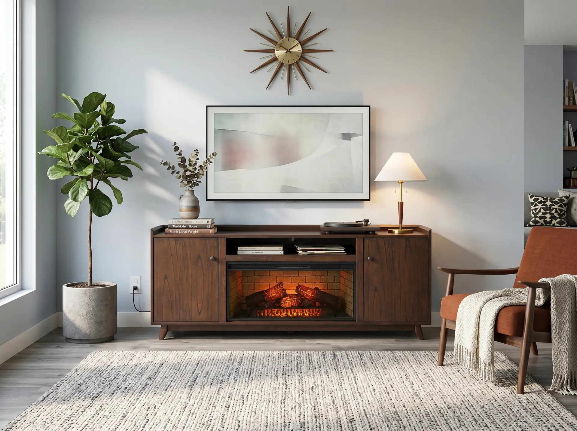 42" Log Fireplace Insert