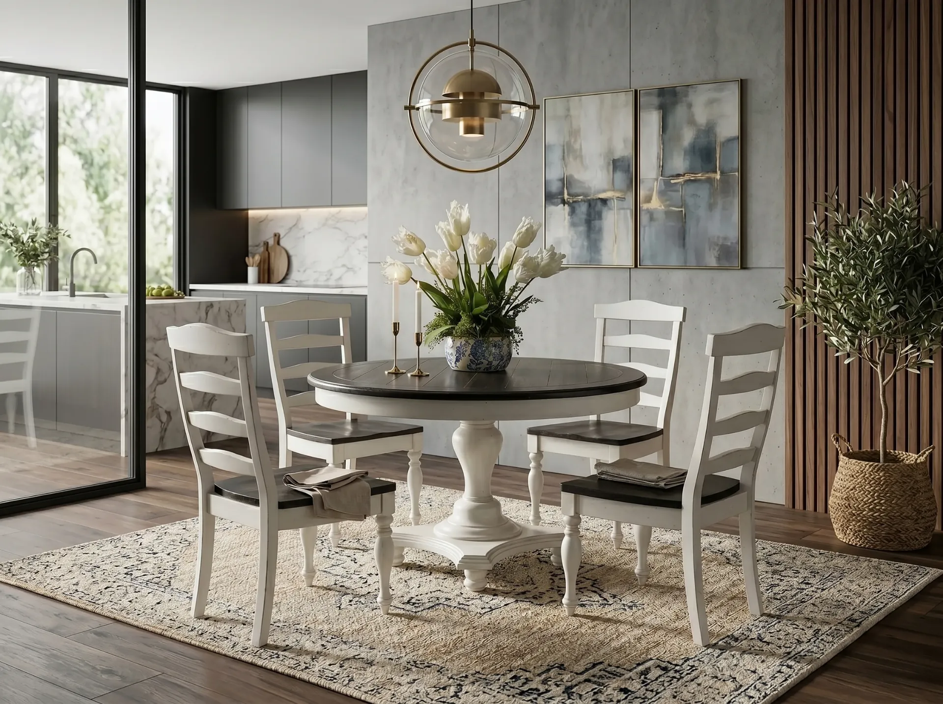 54"R Carriage House Table 30"H