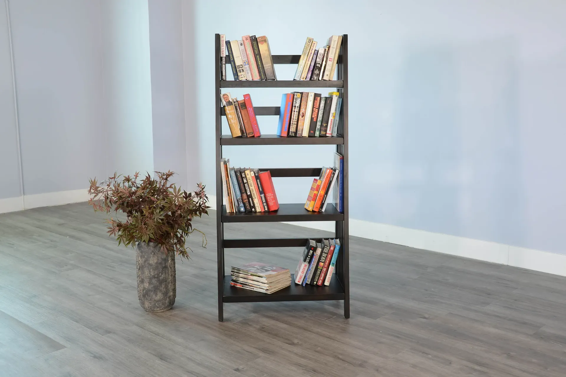 [2839BW-60] 60"H Folding Bookcase