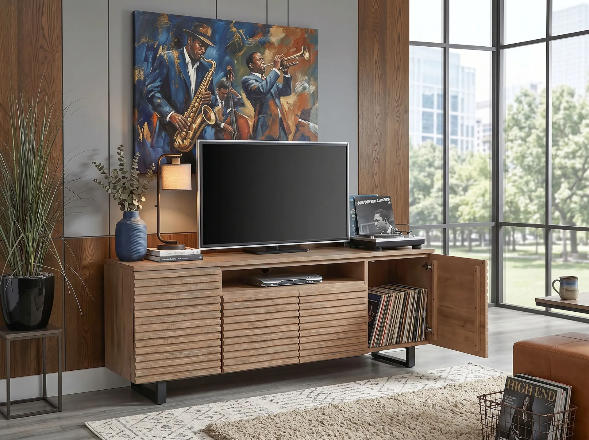 [3646DR-72] 72" Media Console / Server