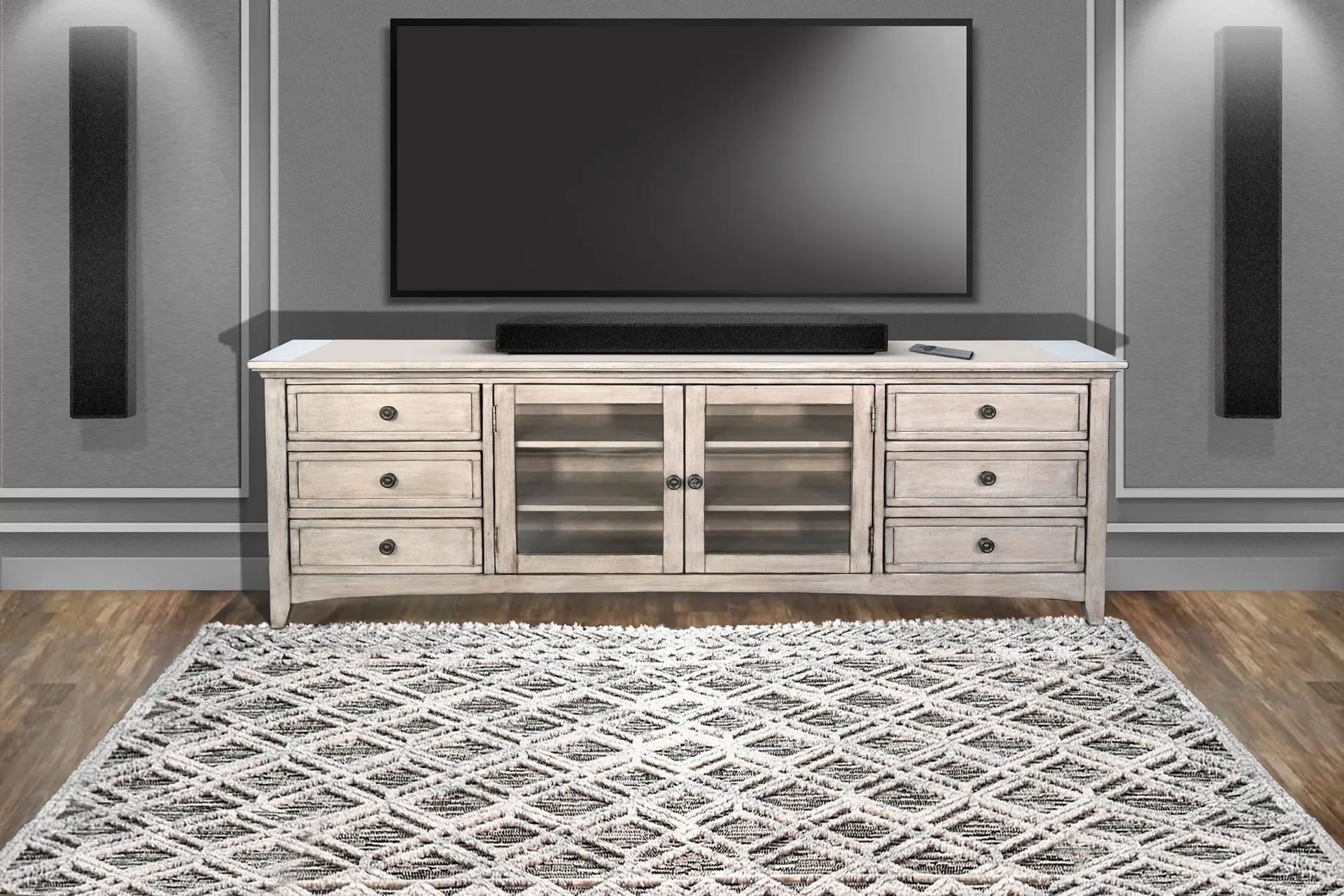 [3667UG-82] 82" Media Console