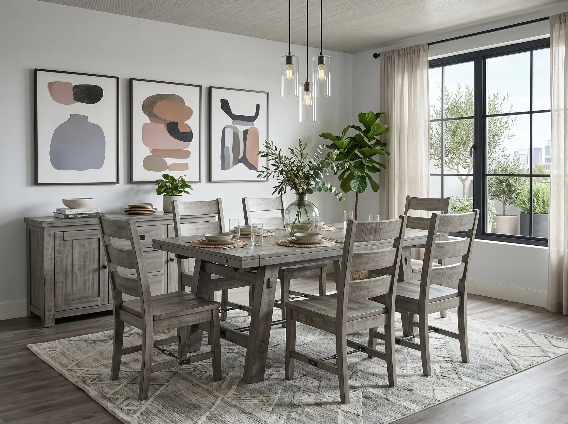 [1380AG] Alpine Extension Table With Turnbuckle