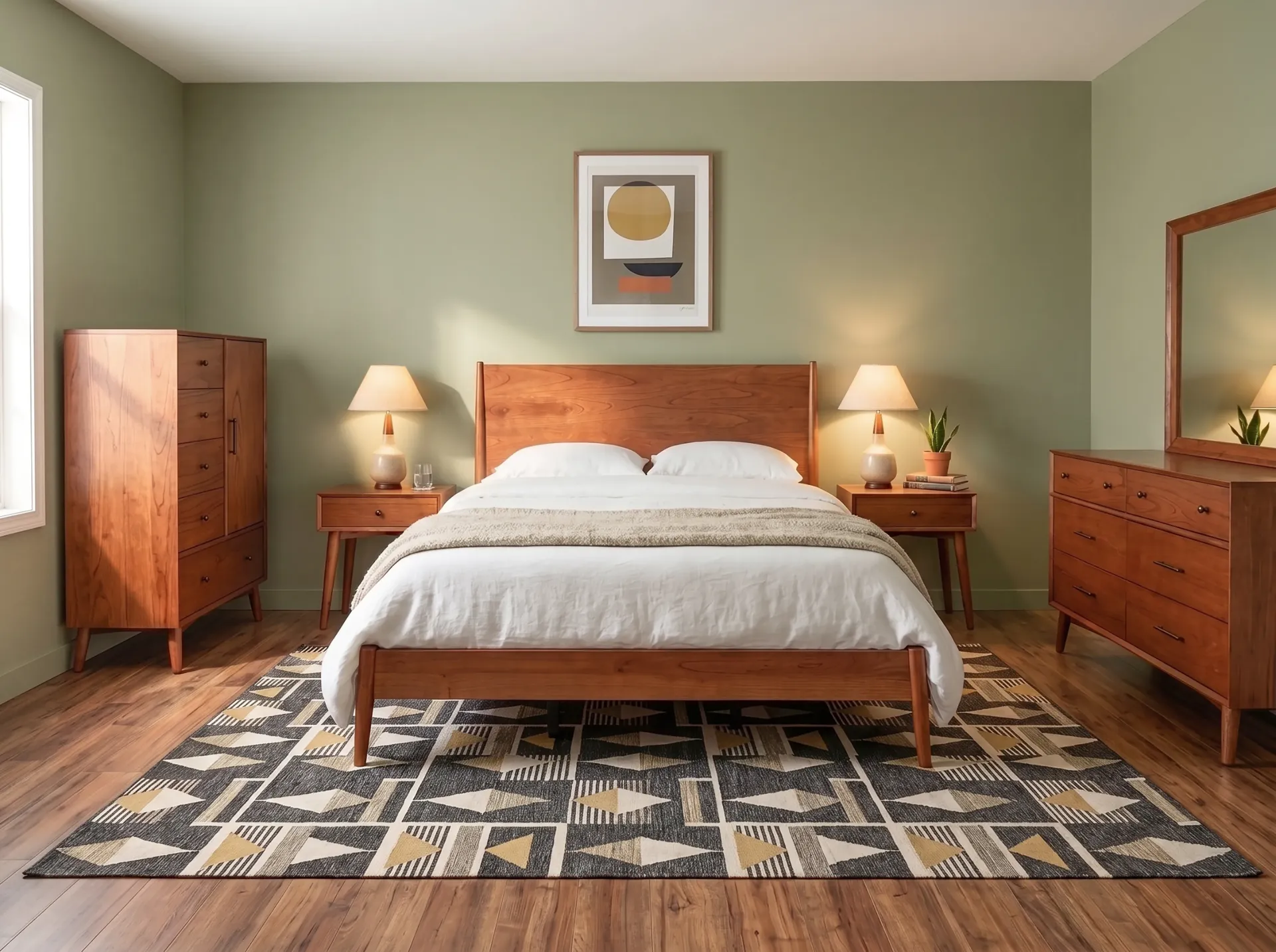 American Modern 6 Drawer Dresser