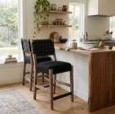 Arch Counter Stool Cushion Seat & Webbed Back