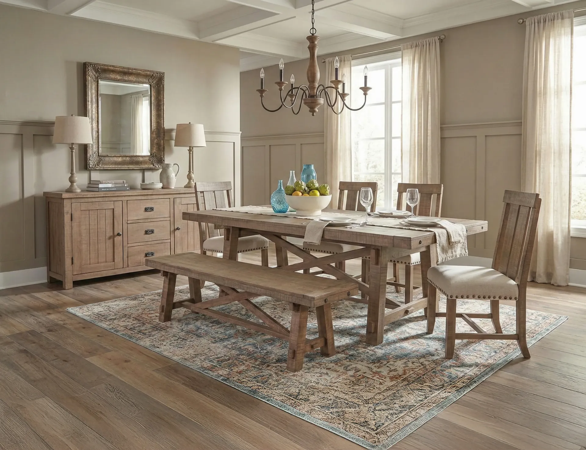Bench Wood Seat