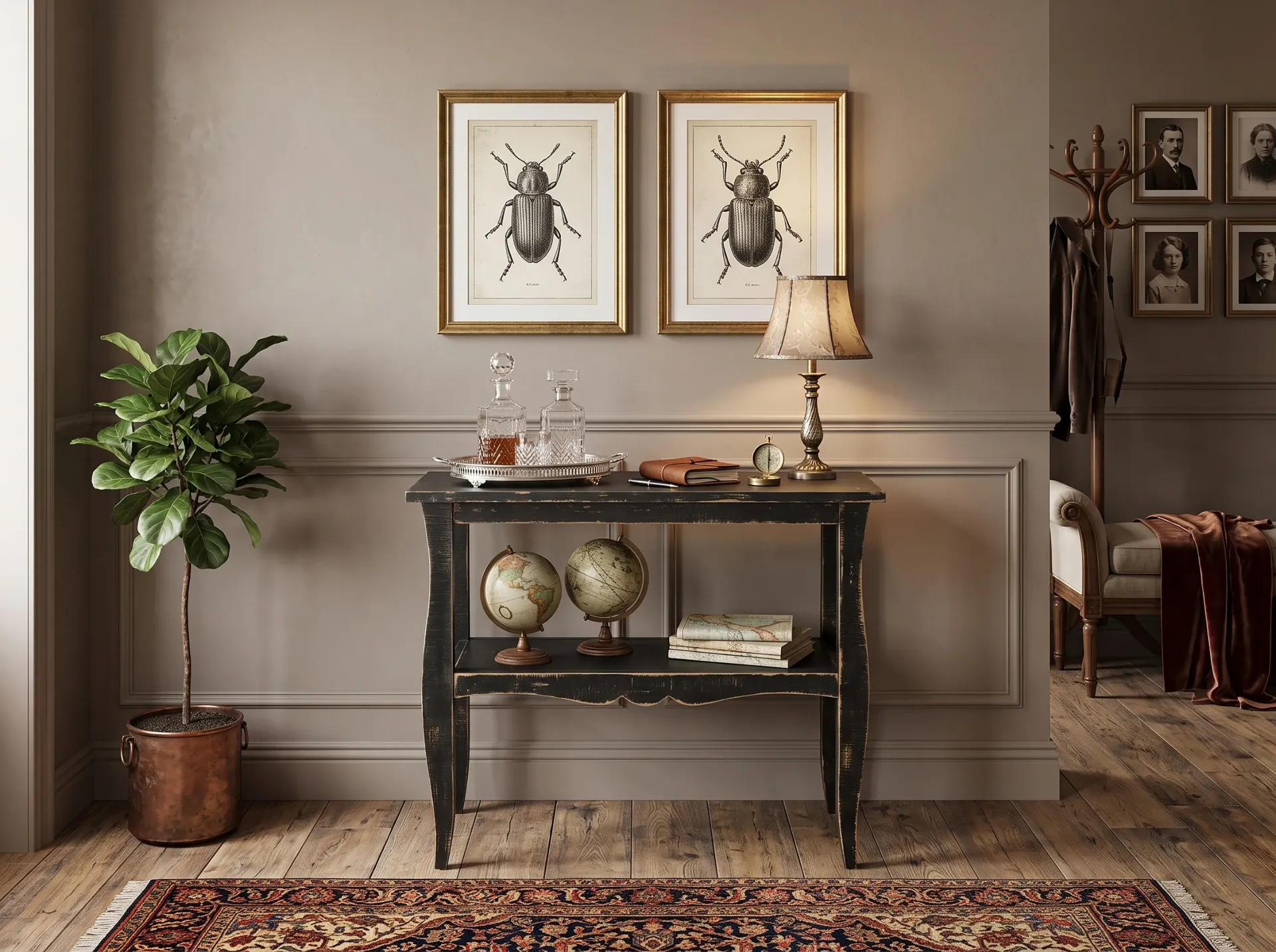 Black Sand Side Table