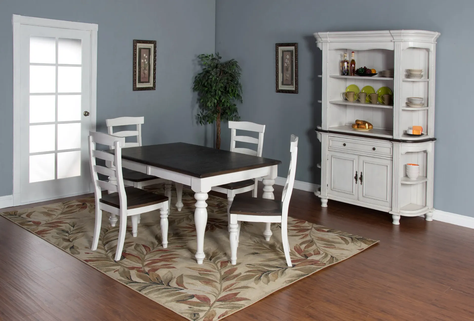 [1015FC] Bourbon County Rectangular Ext. Dining Table