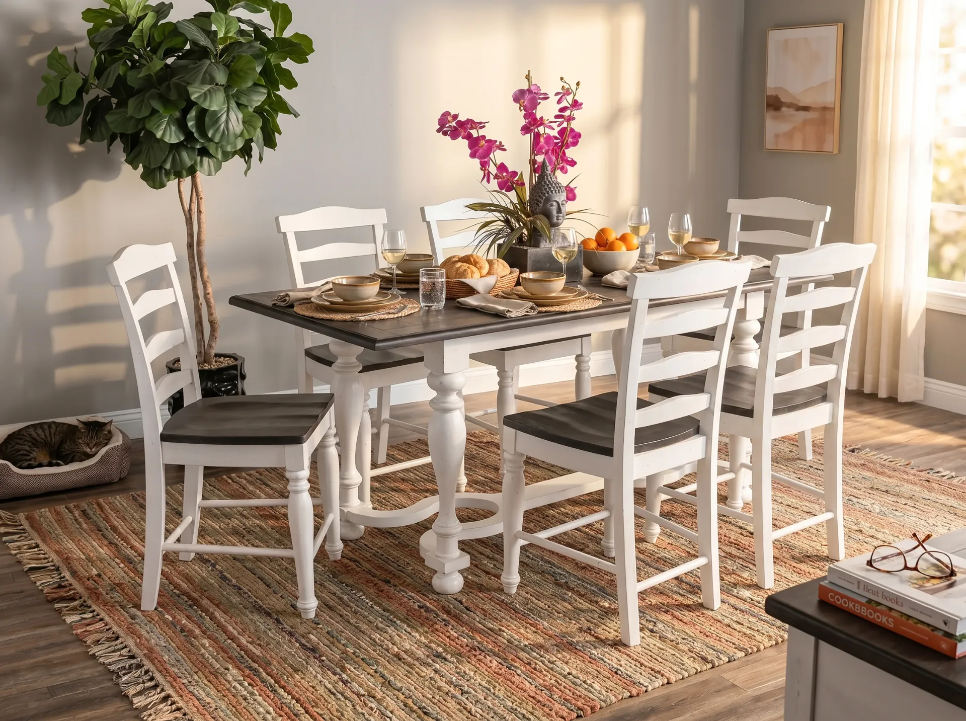 [1119EC] Carriage House Friendship Table