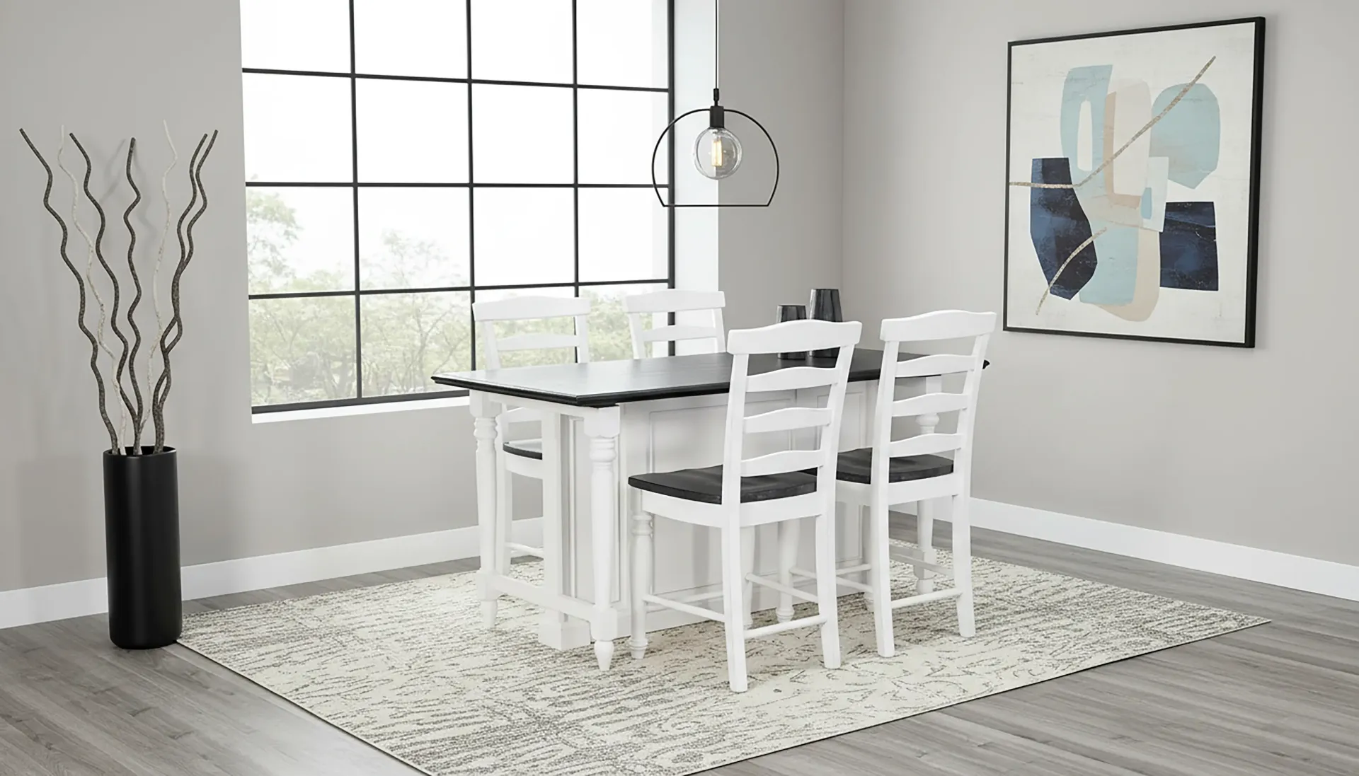 Carriage House Kitchen Island With 13" Drop Leaf