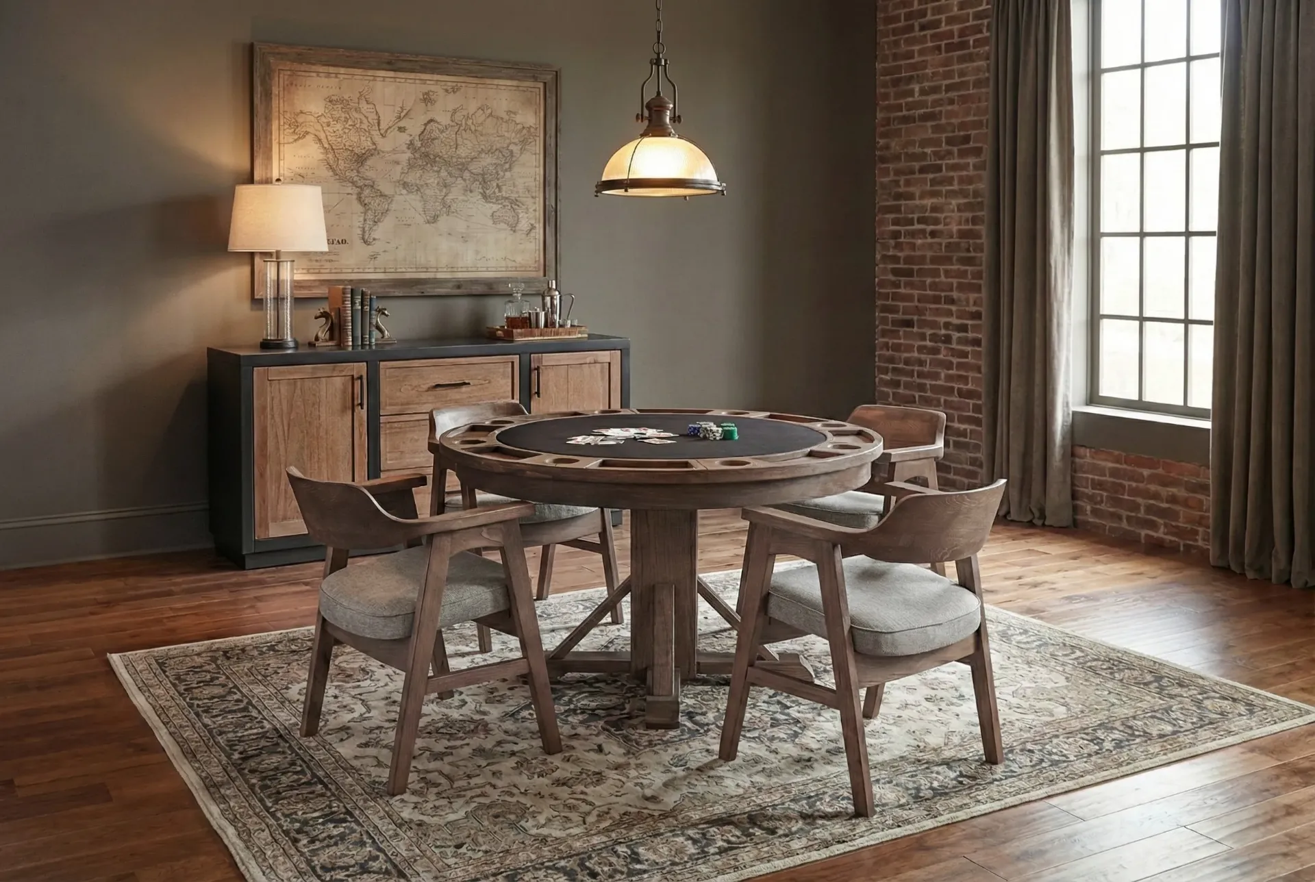 [1240CD] Cole Dining Game Table