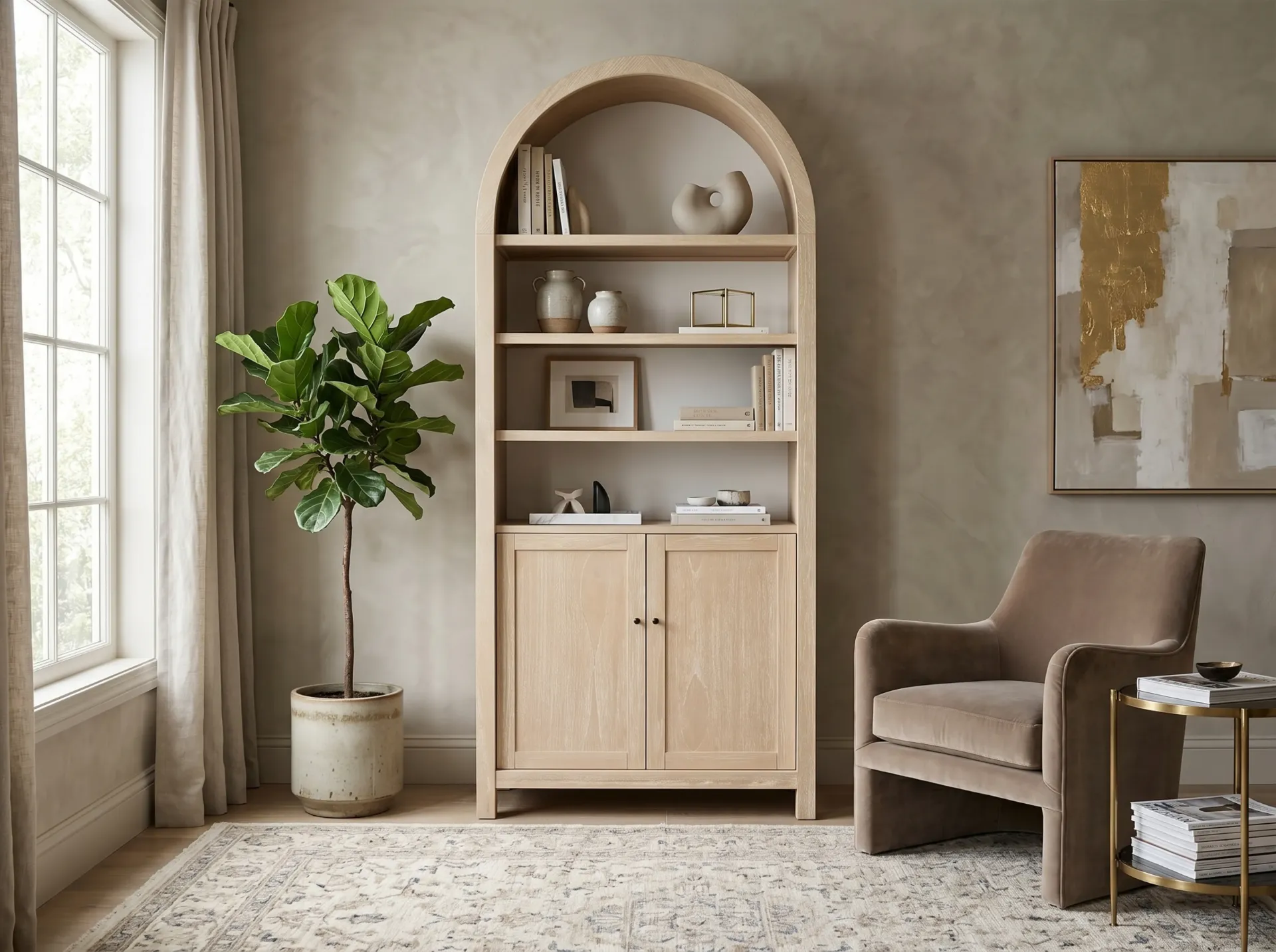 Display Cabinet With Doors