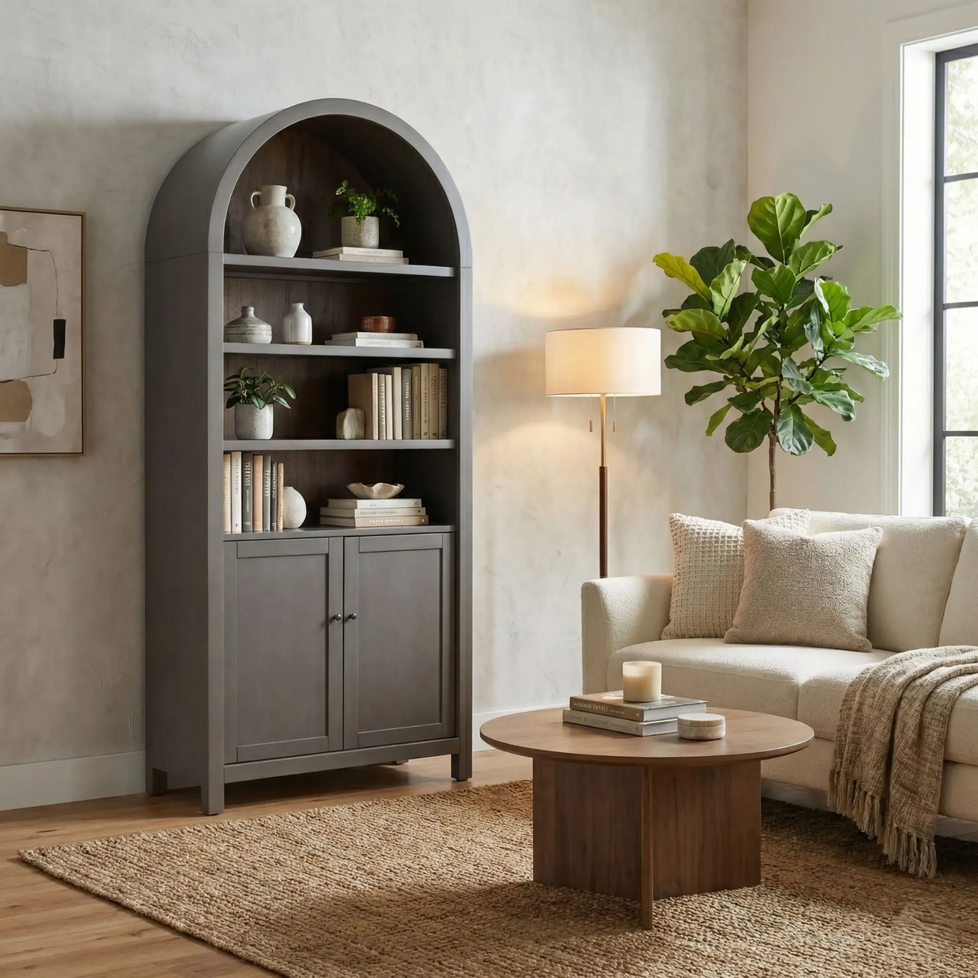 Display Cabinet With Doors