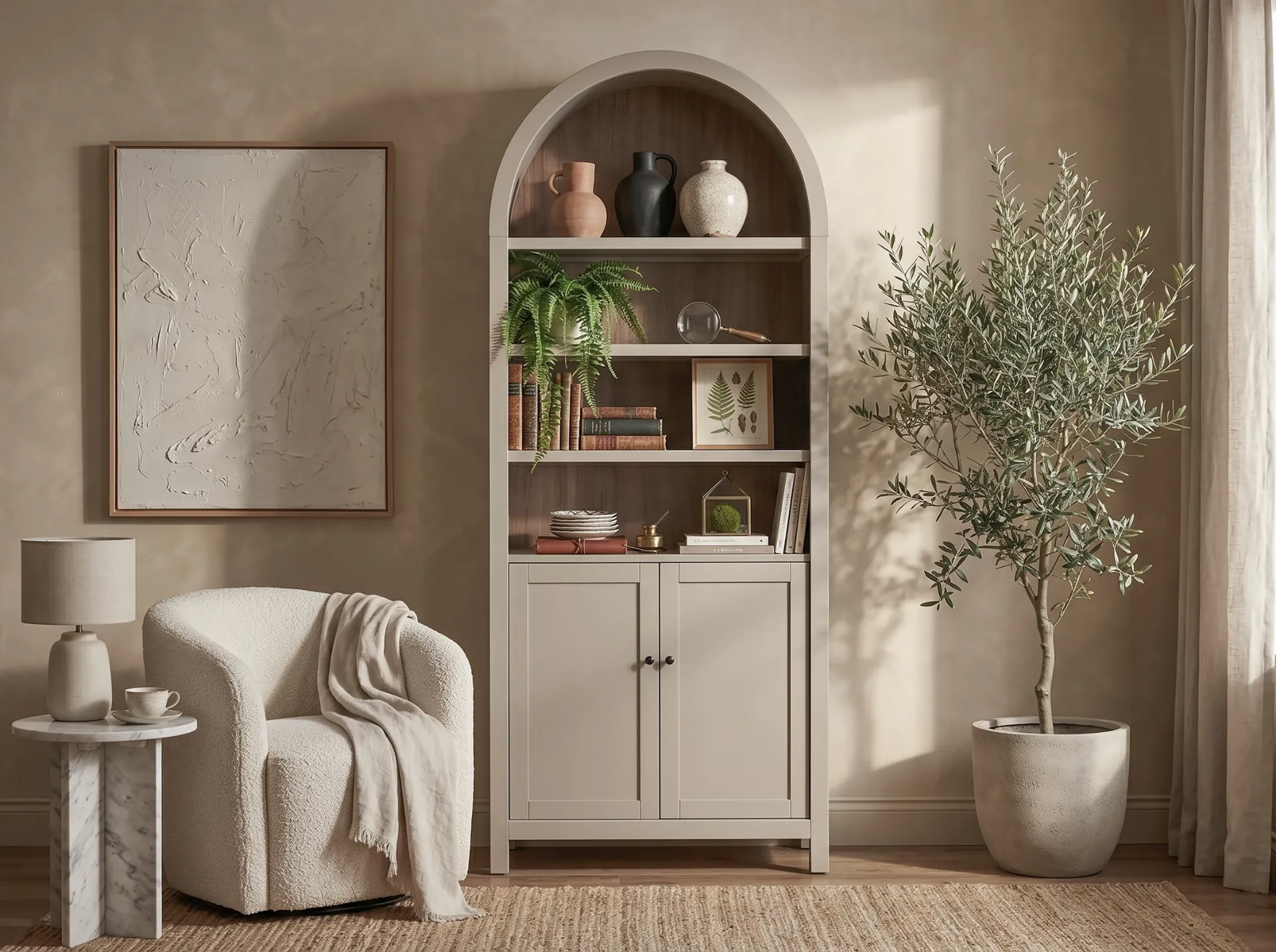Display Cabinet With Doors