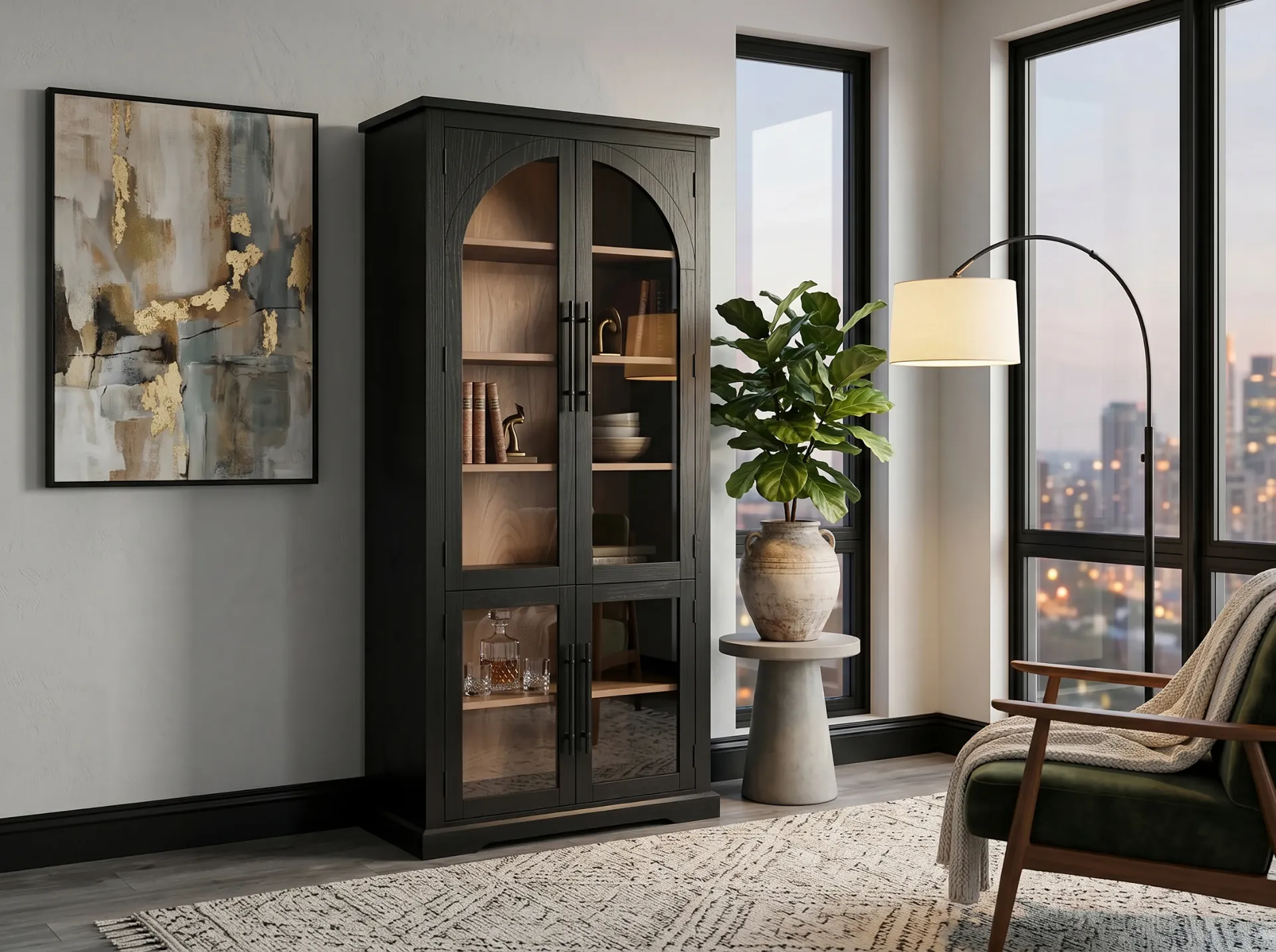[2168UO] Elena Tall Cabinet