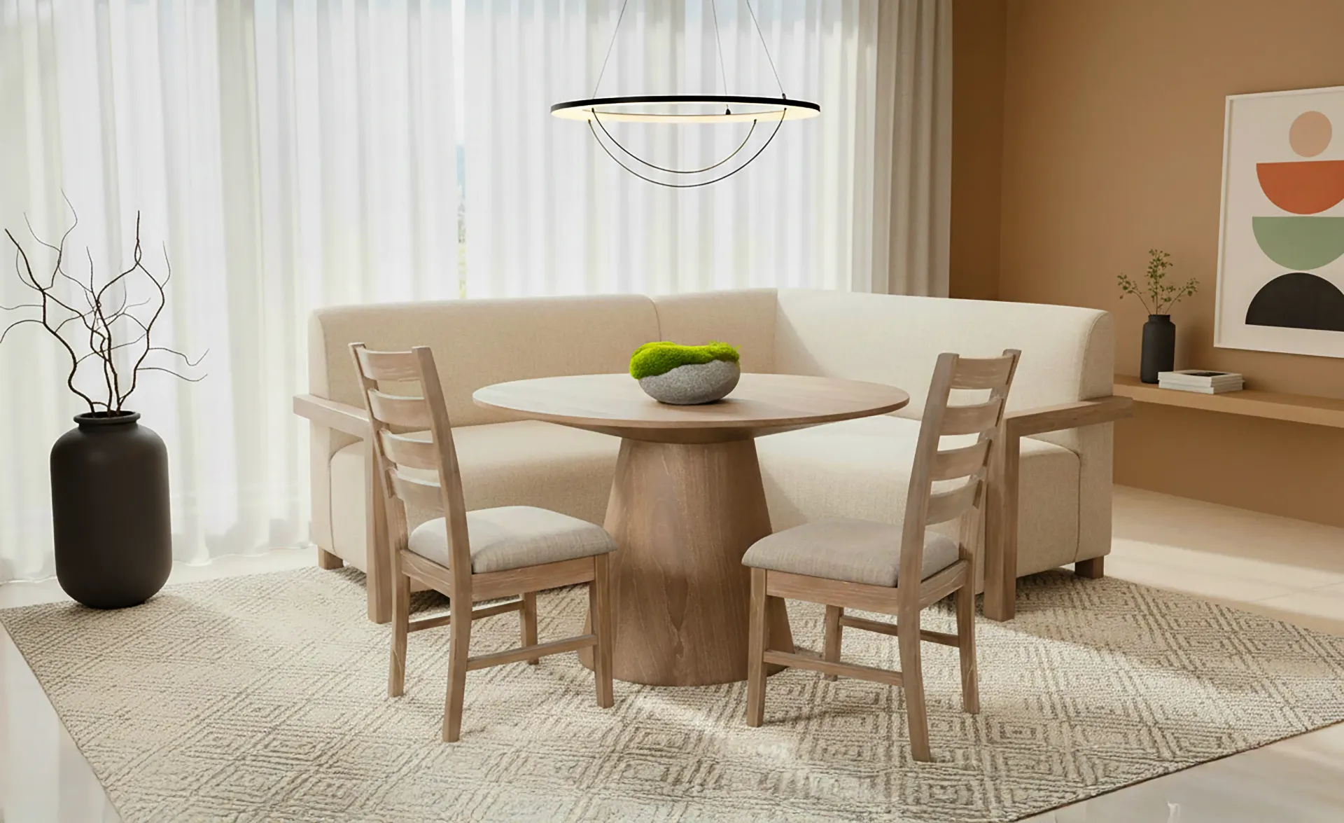Evy Ladderback Dining Chair Cushion Seat