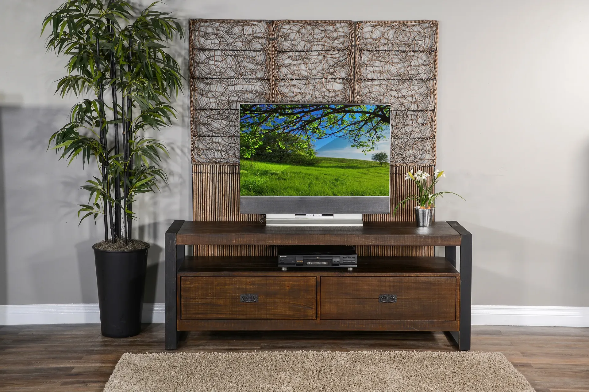 [3568TL2-64] Homestead 64" TV Console