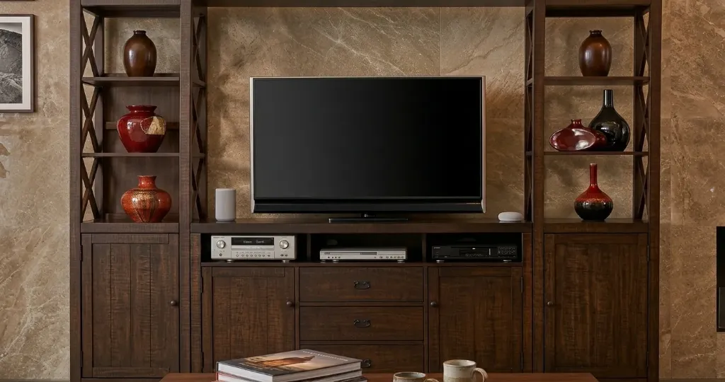 [3563TL-66] Homestead 66" TV Console