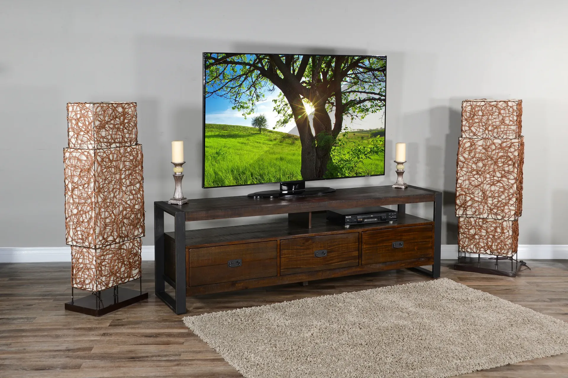 [3568TL2-78] Homestead 78" TV Console