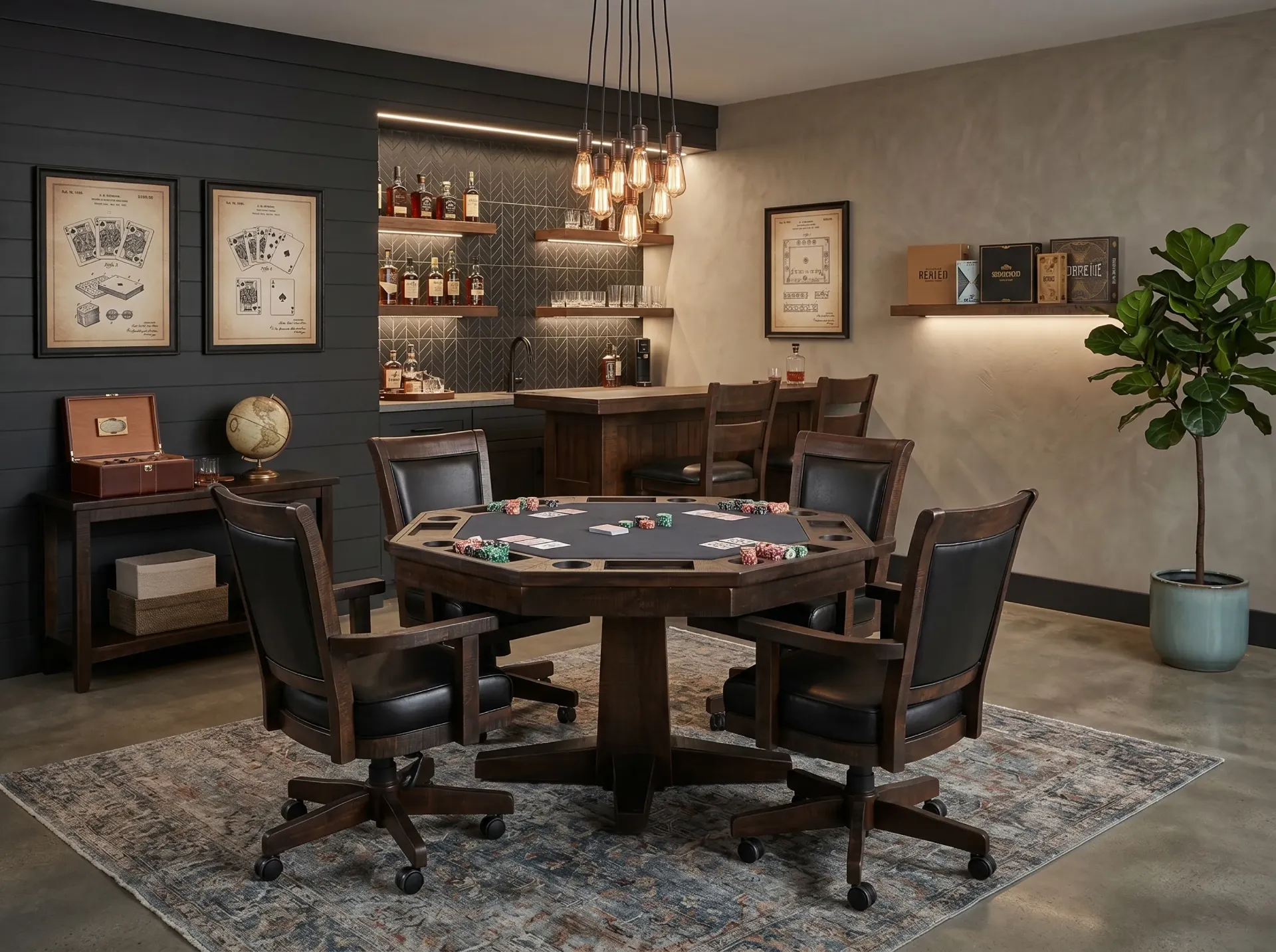 [1033TL2] Homestead Game & Dining Table