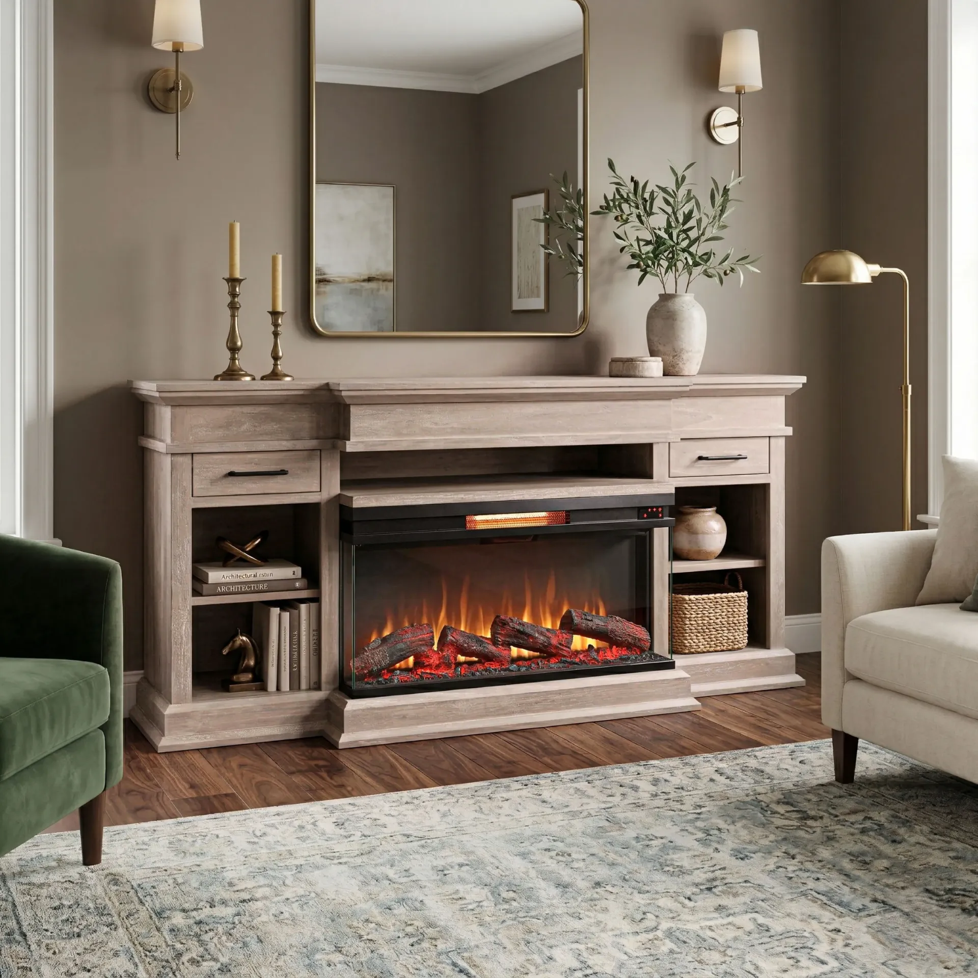 Liliana Media Console Only (For 2001B-36P Insert)