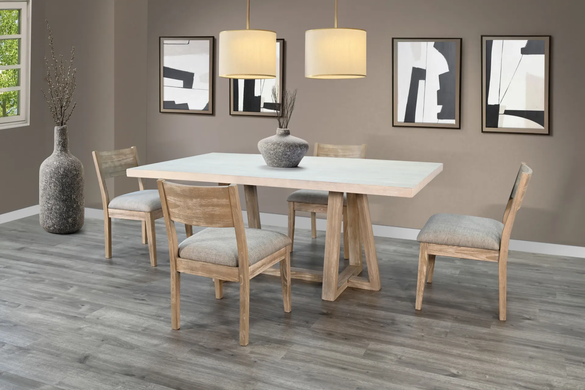 Lucas Dining Chair, Cushion Seat