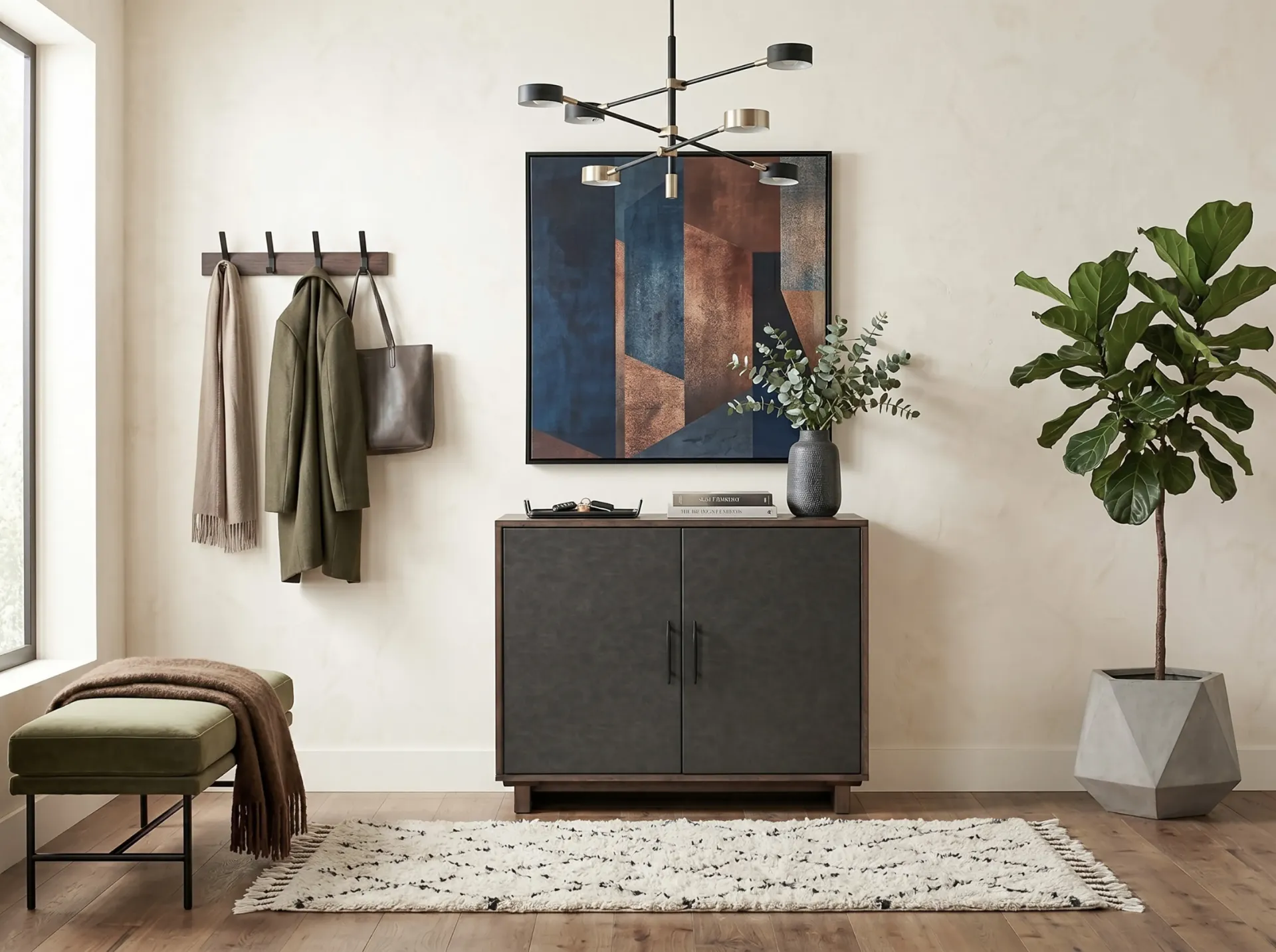 Malibu Accent Cabinet (Ronan Charcoal)