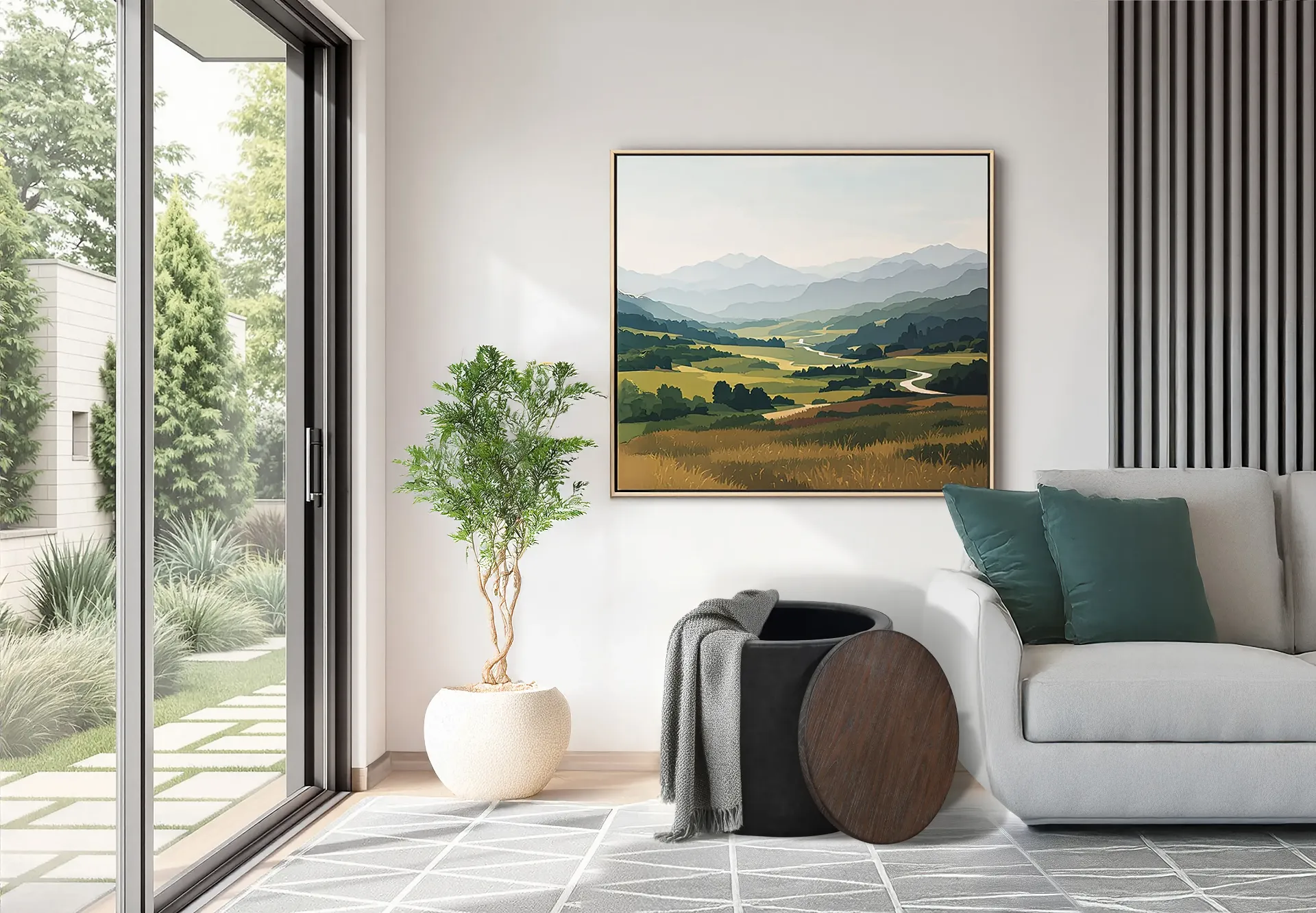 [2221WR] Malibu Pouf Accent Table/Stool With Storage
