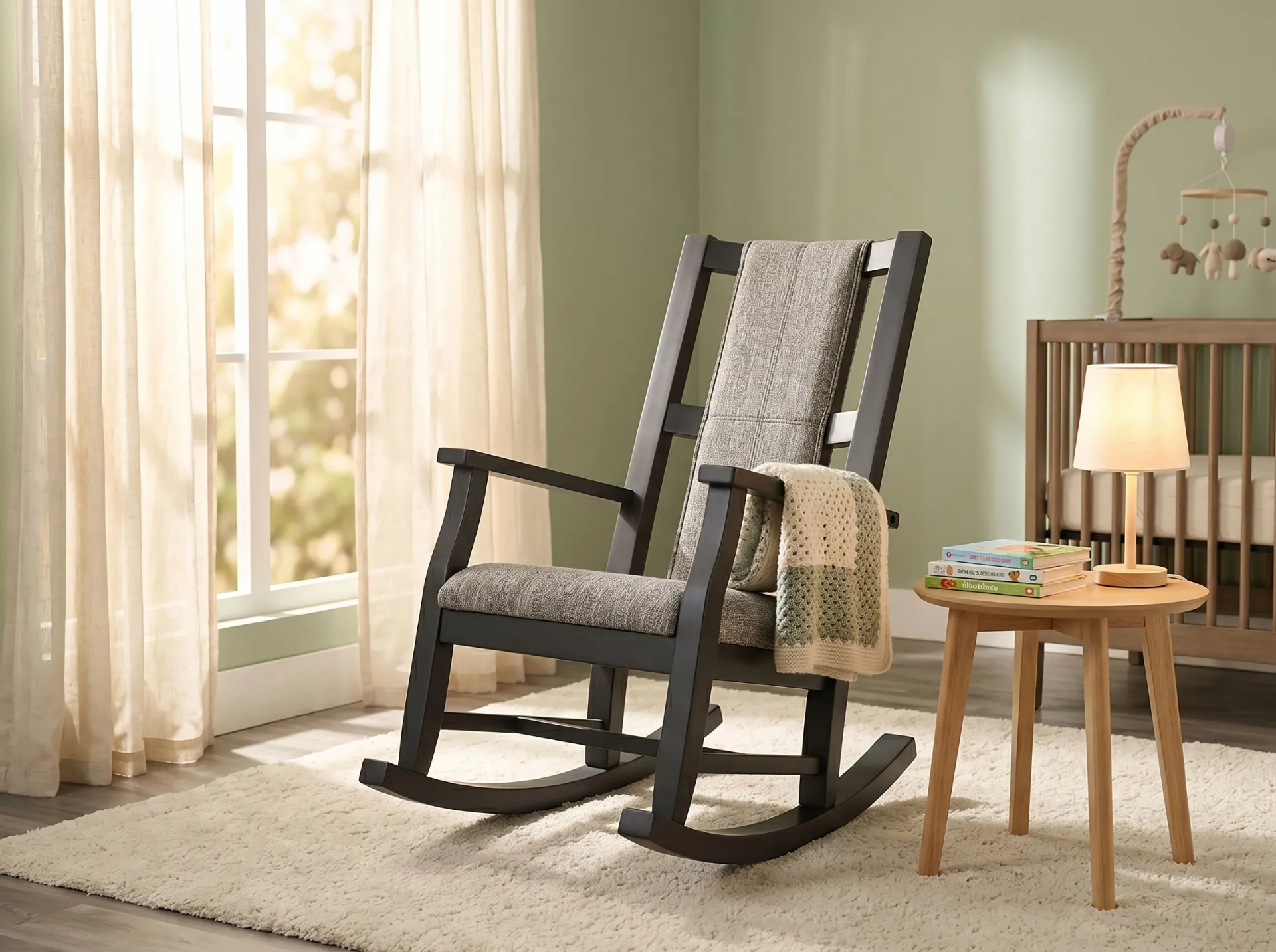 [2159BL] Mara Modern Rocker Cushion Seat & Back