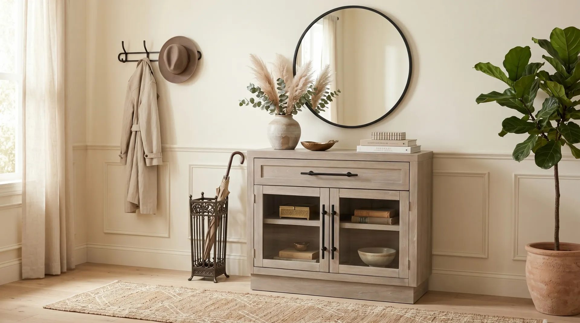 Mia 2 Door Glass Cabinet