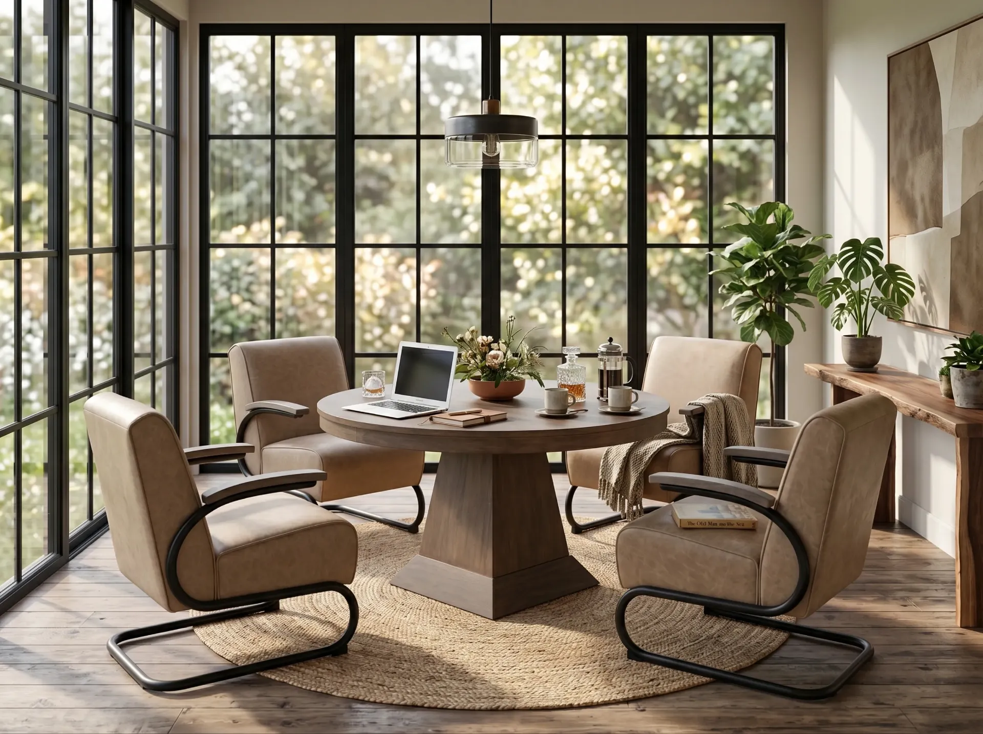 [4625BU-RN] Nash Accent Chair, Cushion Seat & Back
