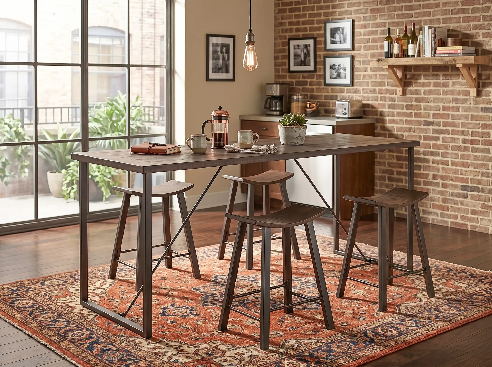 [1154TL] Newport Counter Height Friendship Table