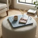 Ocean Blue Ottoman Tray