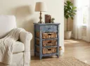 Ocean Blue Storage Table