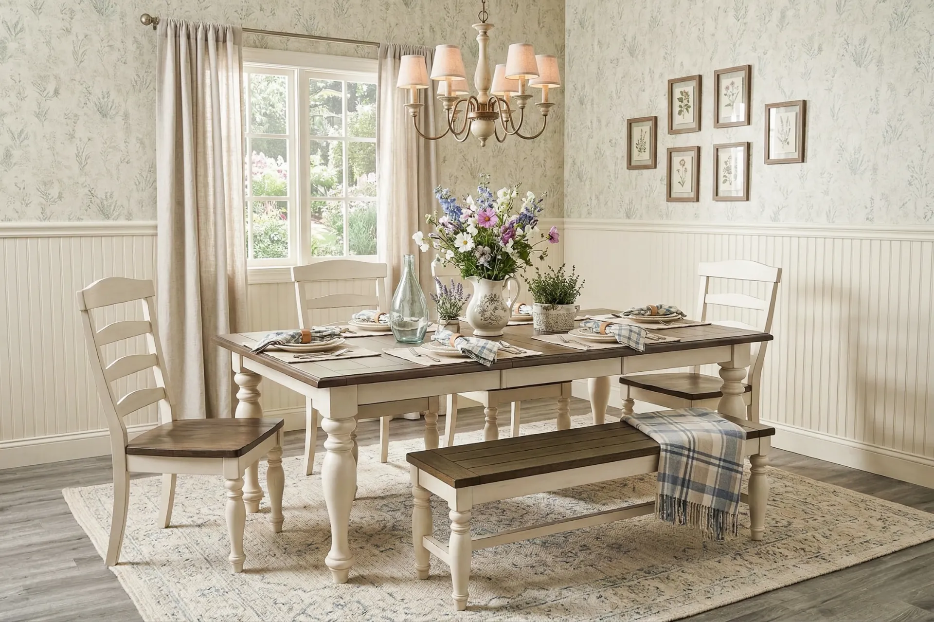 Pasadena Ladderback Chair Wood Seat
