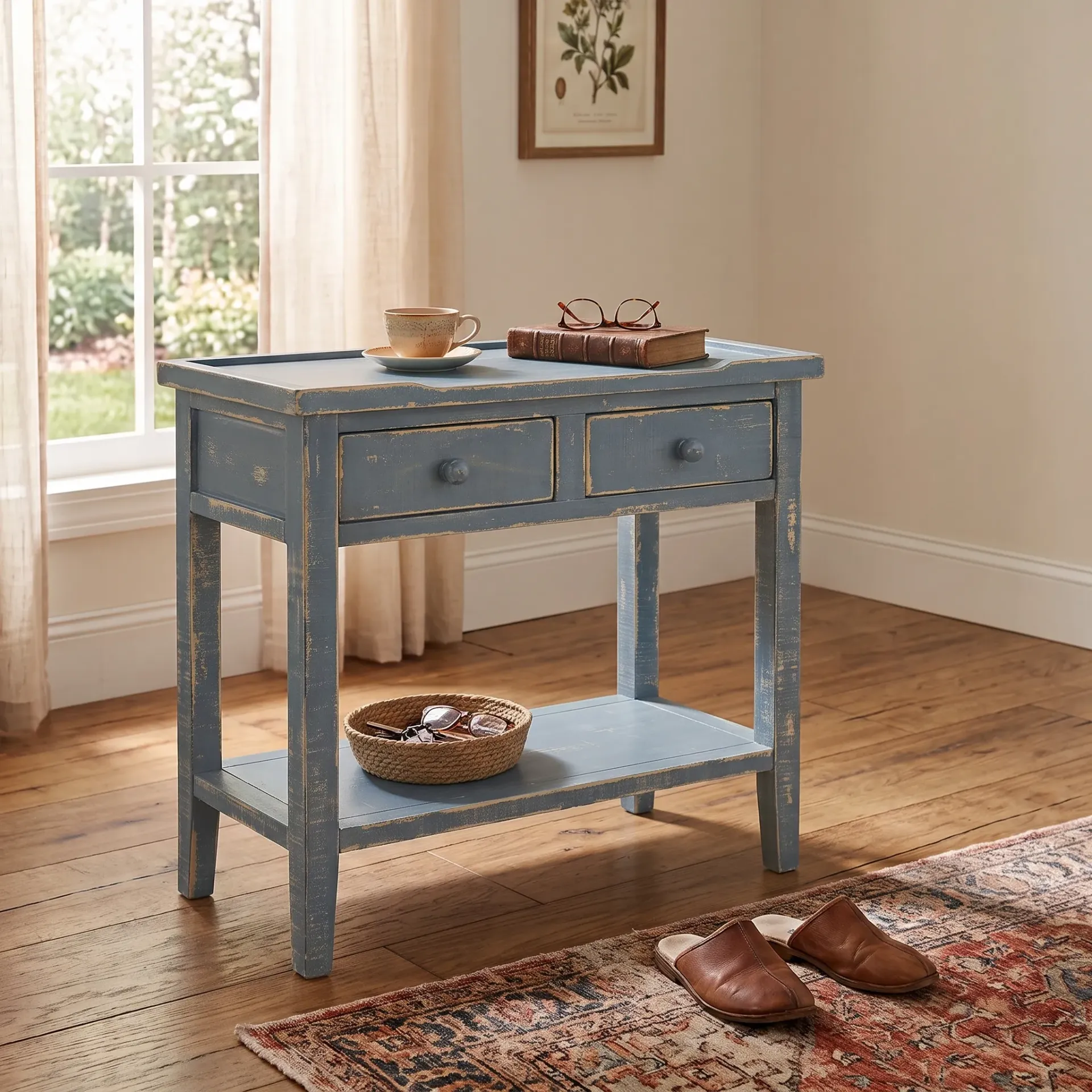 [2091SG] Sea Grass Side Table