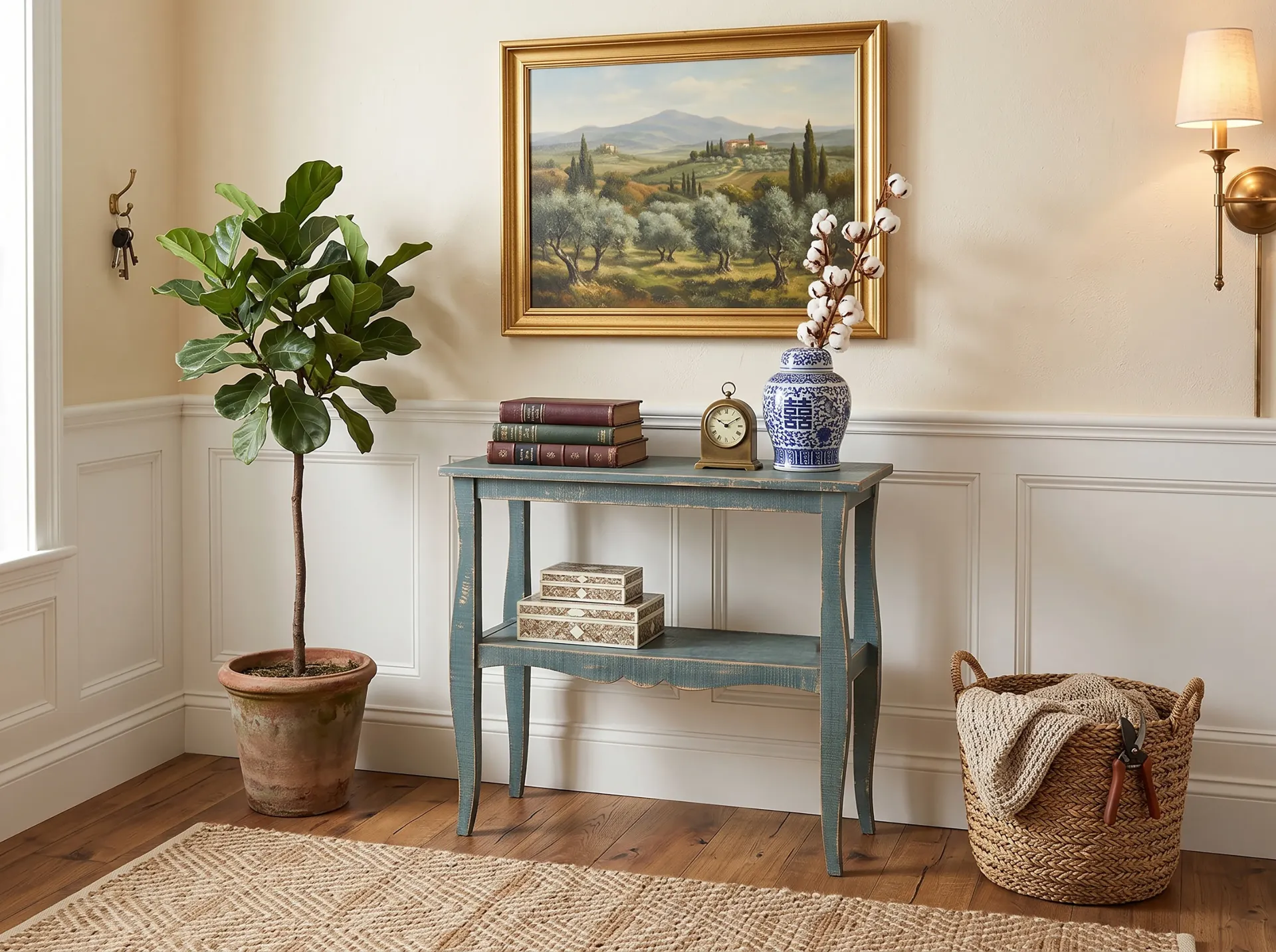 [2083SG] Sea Grass Side Table