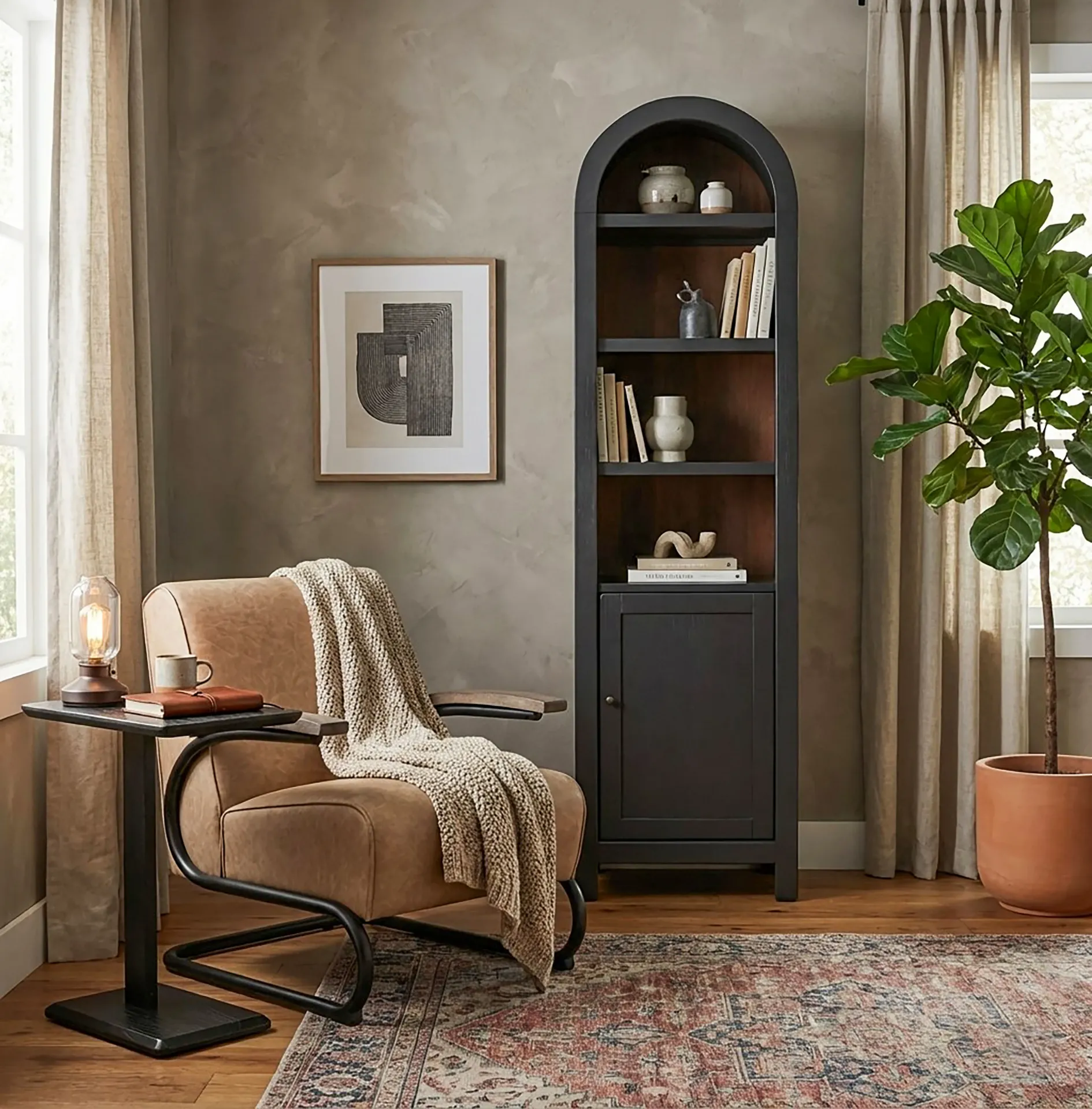 Small Arch Cabinet