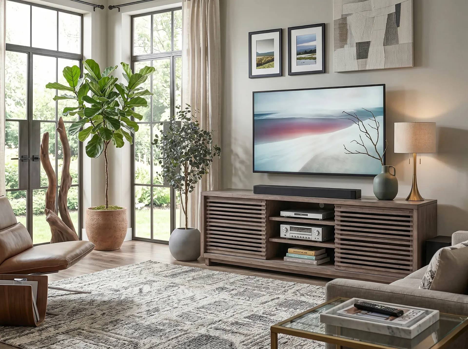 [3665BU-85] TV Console