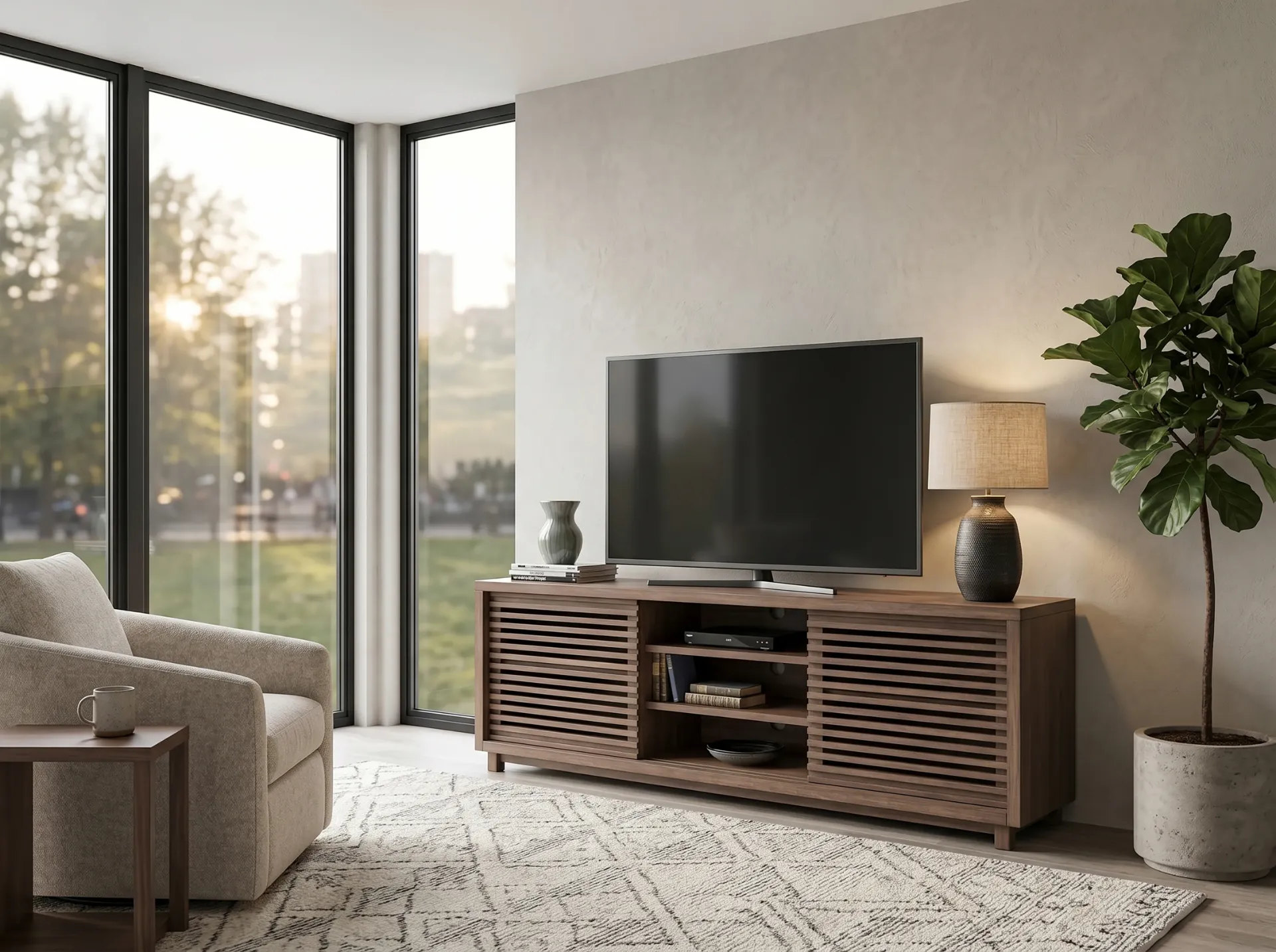 [3665BU-75] TV Console