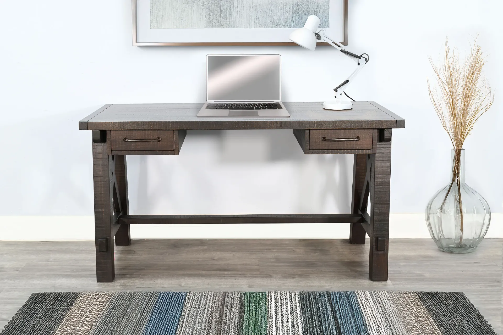 [2833RN-P] Vivian Writing Desk With Power Plug