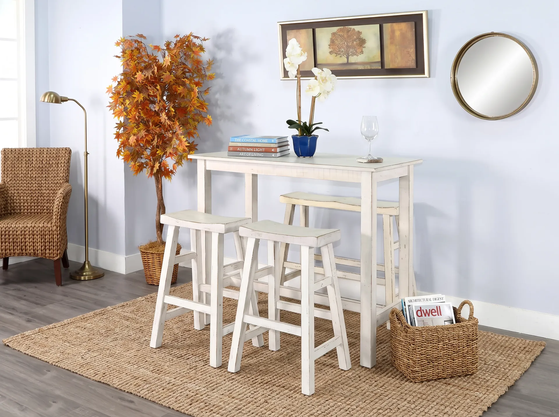 Marina White Sand Pub Table