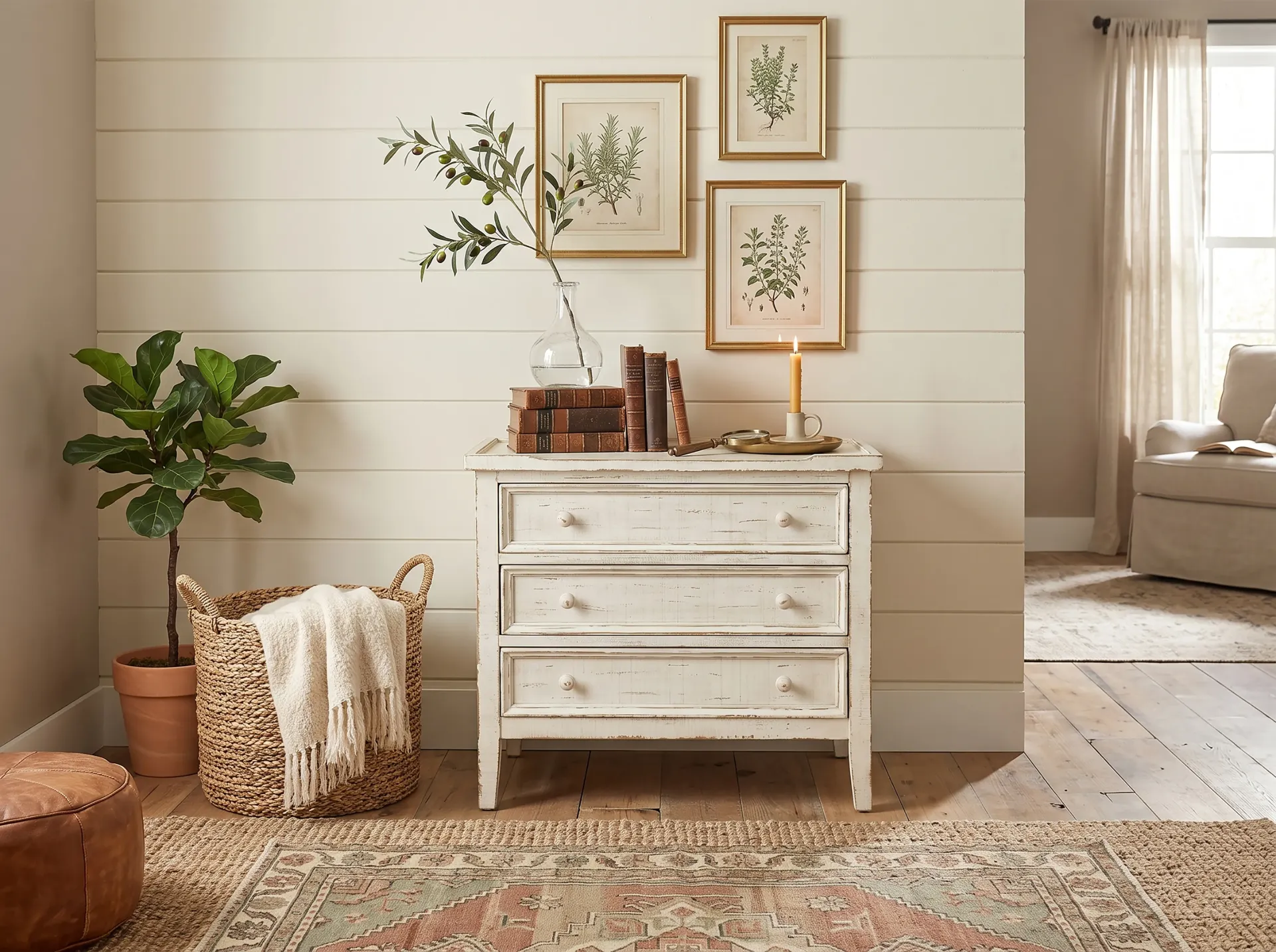 [2081WS] Marina White Sand Side Chest