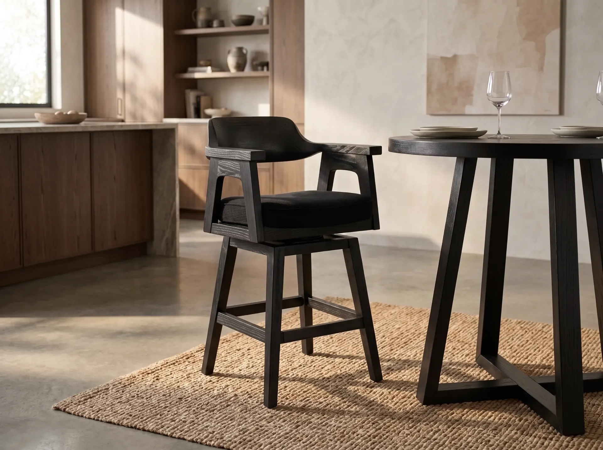 Wren Swivel Counter Stool Cushion Seat