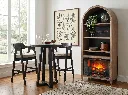 Wren Barstool with Arms, Cushion Seat (Rivet Breen)