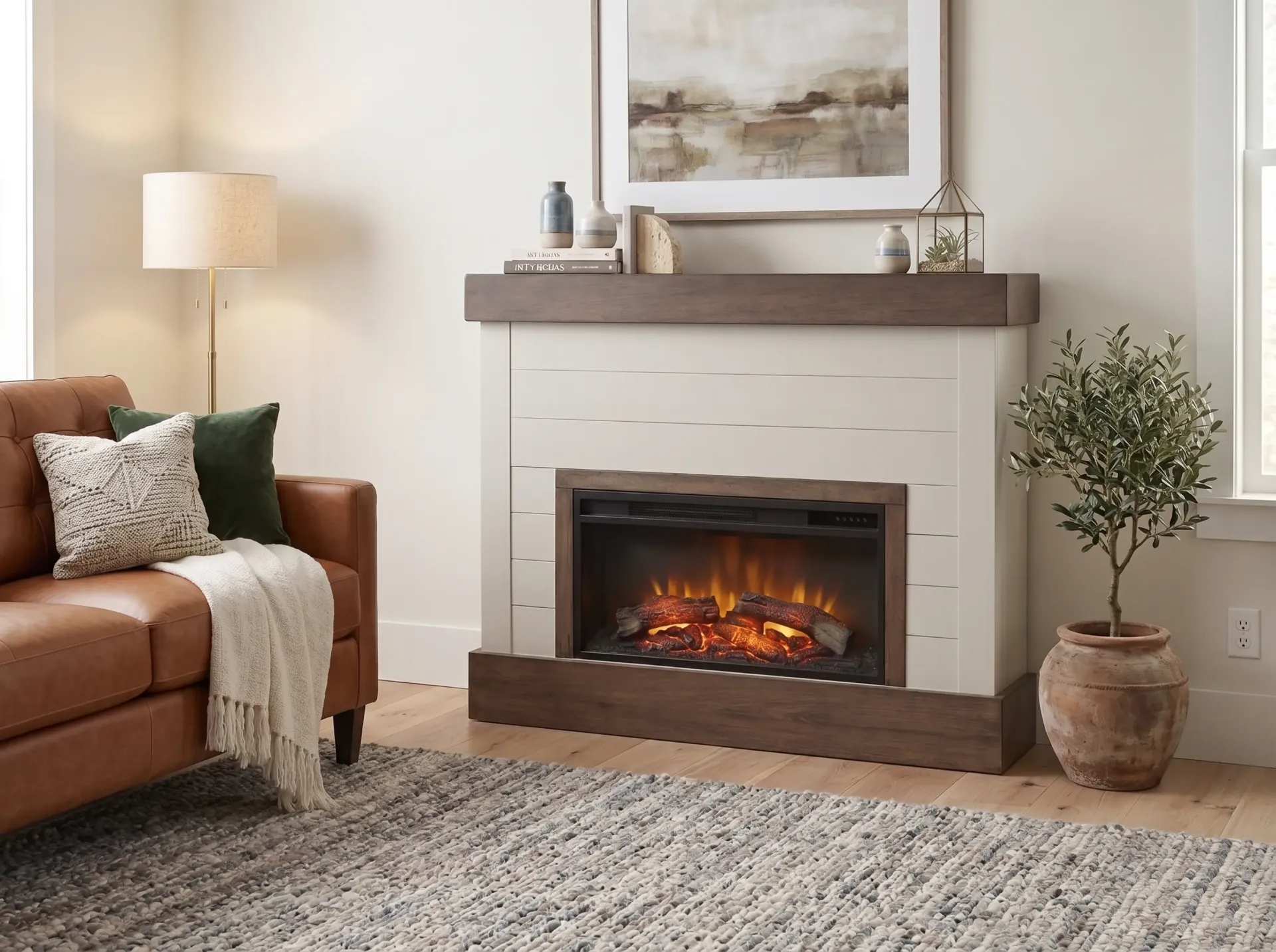 Sasha 48" Anew Fireplace Mantle Only, 28" Insert Required (2001B-28) Sold Separate